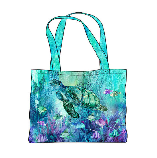 Coral Reef | Bag Panel | Turq Multi | C28885-66