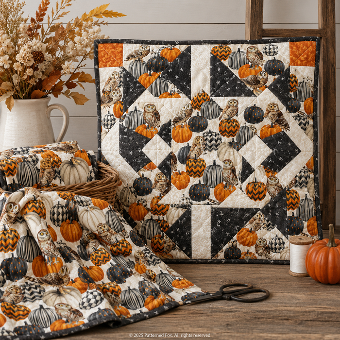Night Owl | Owl & Pumpkin | Cream Multi