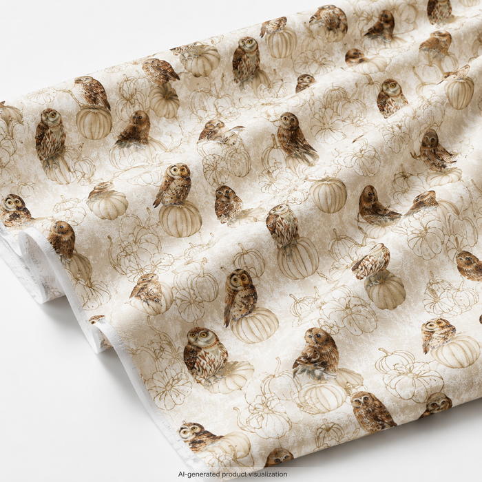 Night Owl | Owls | Cream Multi