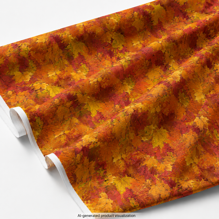 Night Owl |  Leaves | Orange Multi