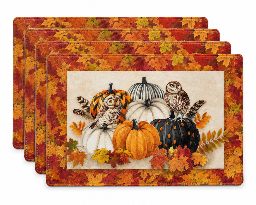 Night Owl | Placemats | Cotton Canvas