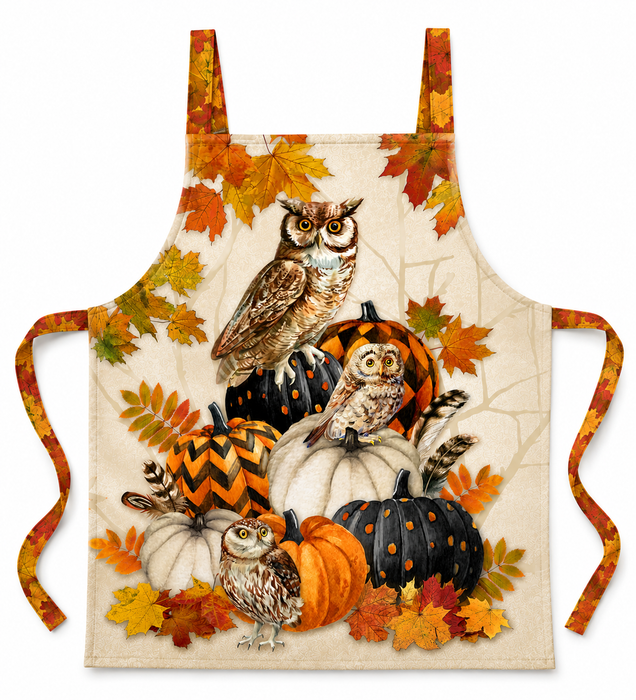 Night Owl | Apron Panel | Cotton Canvas