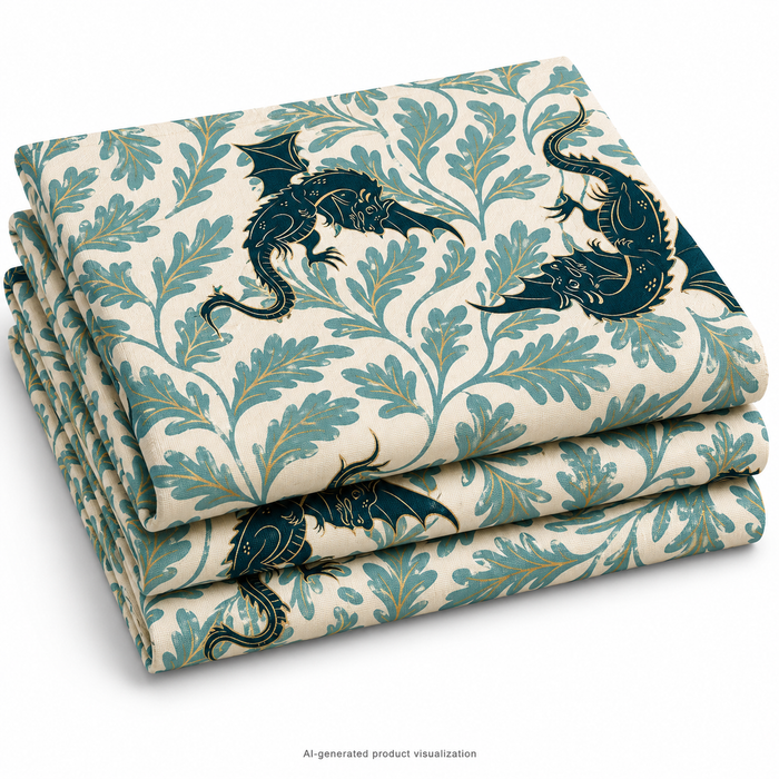 Fireglow | Metallic | Dragon Lair Novelty Metallic Dragon Fantasy | Watercress | RS2132 13M