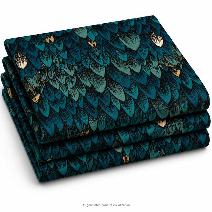 Fireglow | Metallic | Scales Novelty Feathers Blenders | Galaxy | RS2134 13M