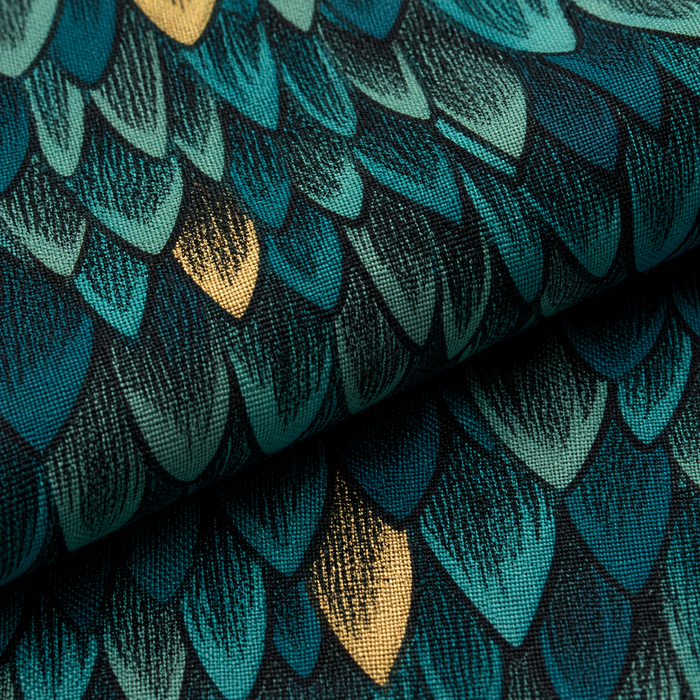 Fireglow | Metallic | Scales Novelty Feathers Blenders | Galaxy | RS2134 13M