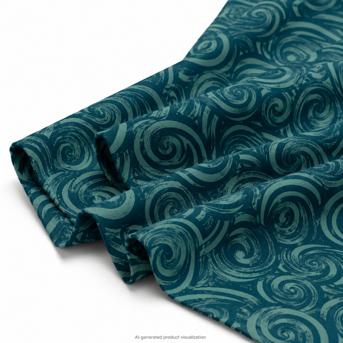 Fireglow | Metallic | Smoke Blenders Swirls | Watercress RS2135 15M