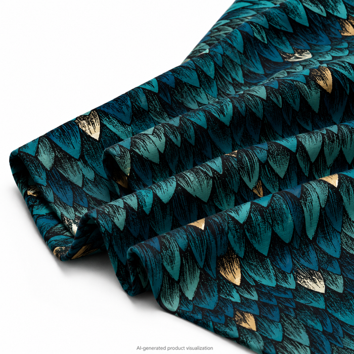 Fireglow | Metallic | Scales Novelty Feathers Blenders | Galaxy | RS2134 13M