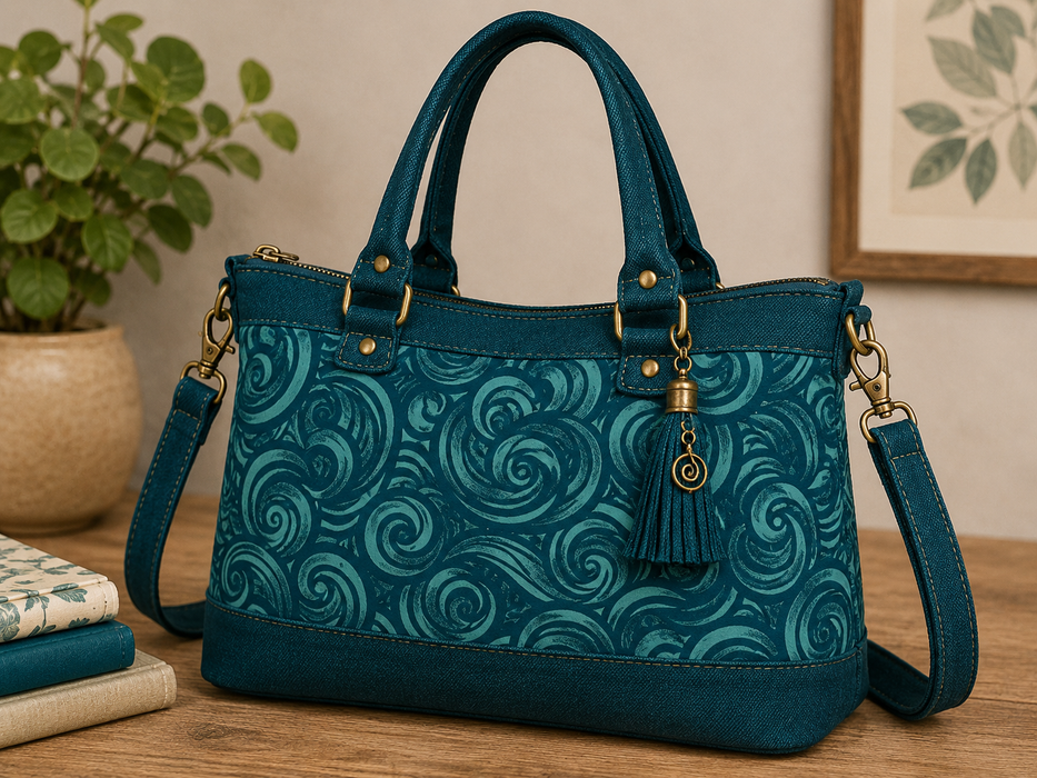 Fireglow | Metallic | Smoke Blenders Swirls | Watercress RS2135 15M