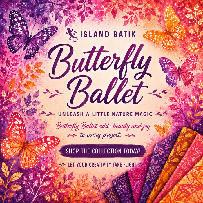 Butterfly Ballet Ready Quilt | 6 Half-Yard Pieces & Free Pattern