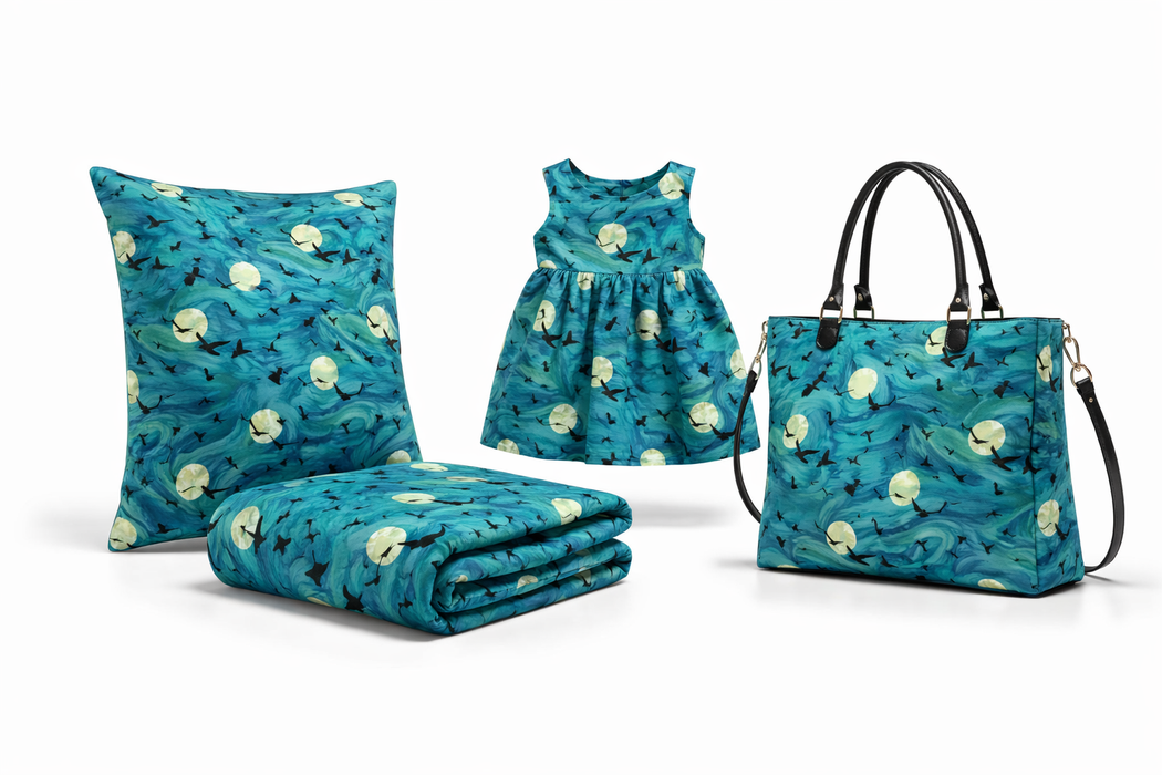 Raven's Call | Flying Ravens | Teal | DP28948-66