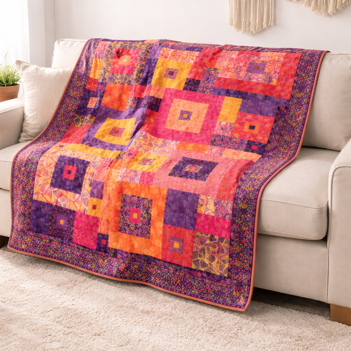 Fourteen Cubed | Quilt Kit | 54x68