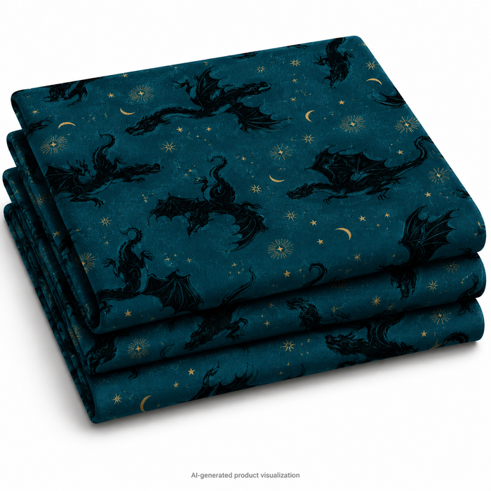 Fireglow | Metallic | Etched Dragons Novelty Fantasy | Galaxy | RS2131 14M