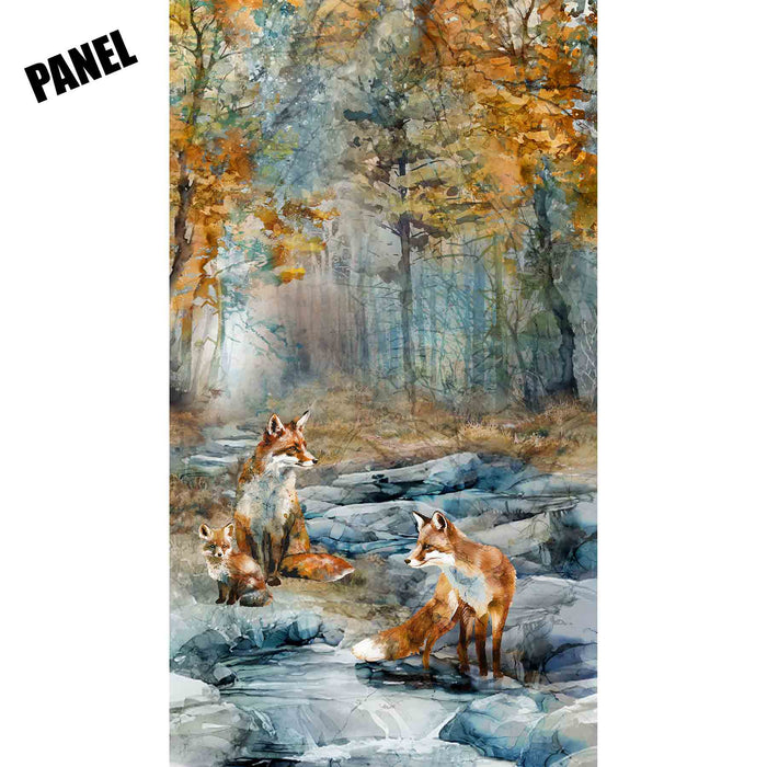 Fox Den | Panel | Blue Multi