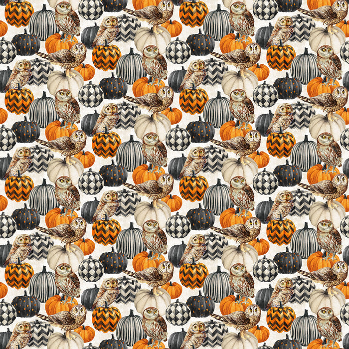 Night Owl | Owl & Pumpkin | Cream Multi