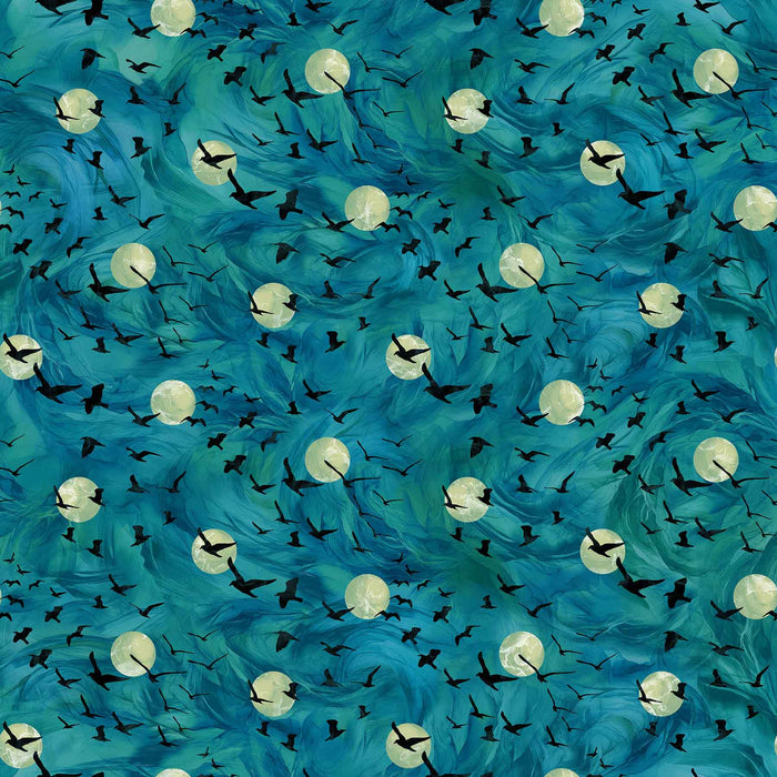 Raven's Call | Flying Ravens | Teal | DP28948-66