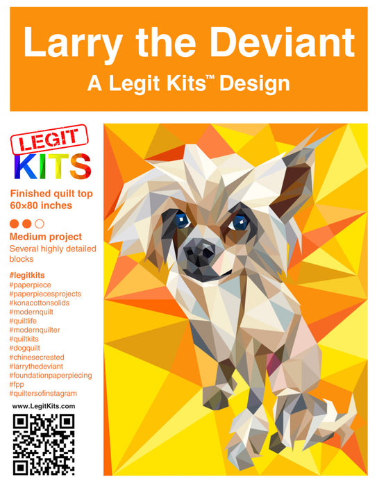 Larry the Deviant Quilt Kit