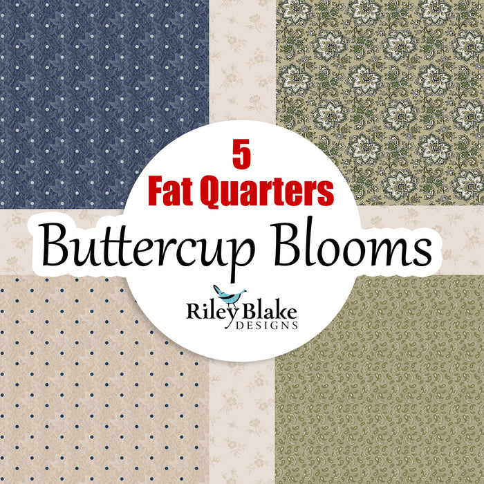 Buttercup Blooms Bundle | 5 Fat Quarters