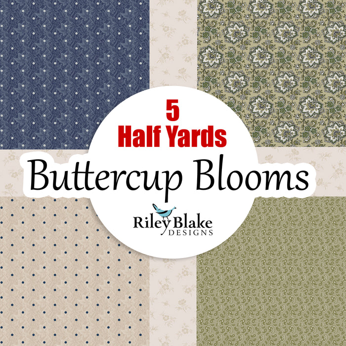 Buttercup Blooms Bundle | 5 Half-Yard Pieces