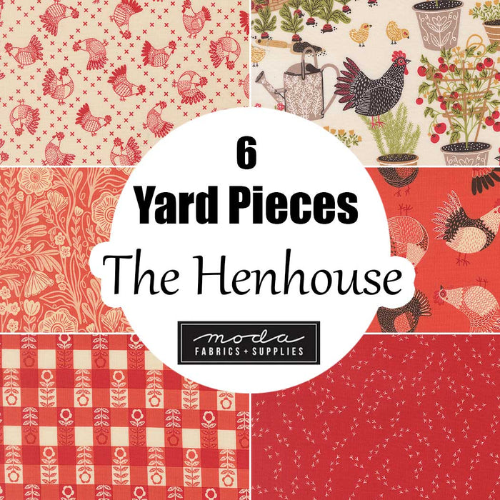 The Henhouse | 6 Yard Pieces | Red