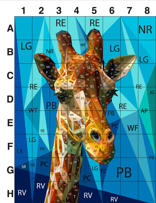 Big G the Giraffe Pattern