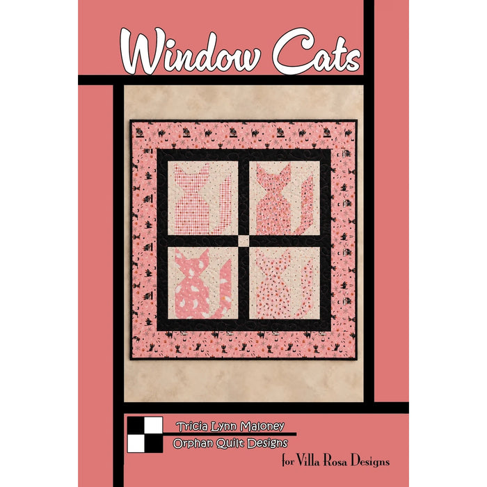 Window Cats | Pattern | 38x38