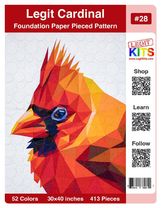 Cardinal Quilt Kit