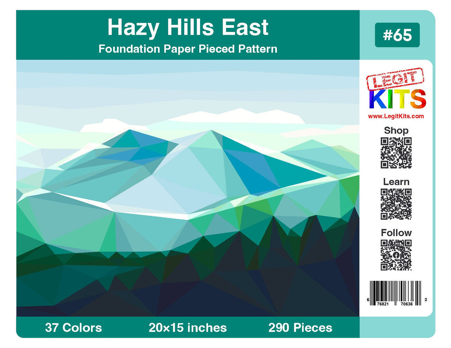 Hazy Hills East Quilt Kit (KONA)