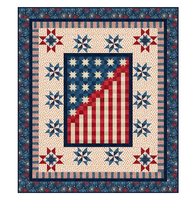 Celebration of Stars | Quilt Kit | 76x88