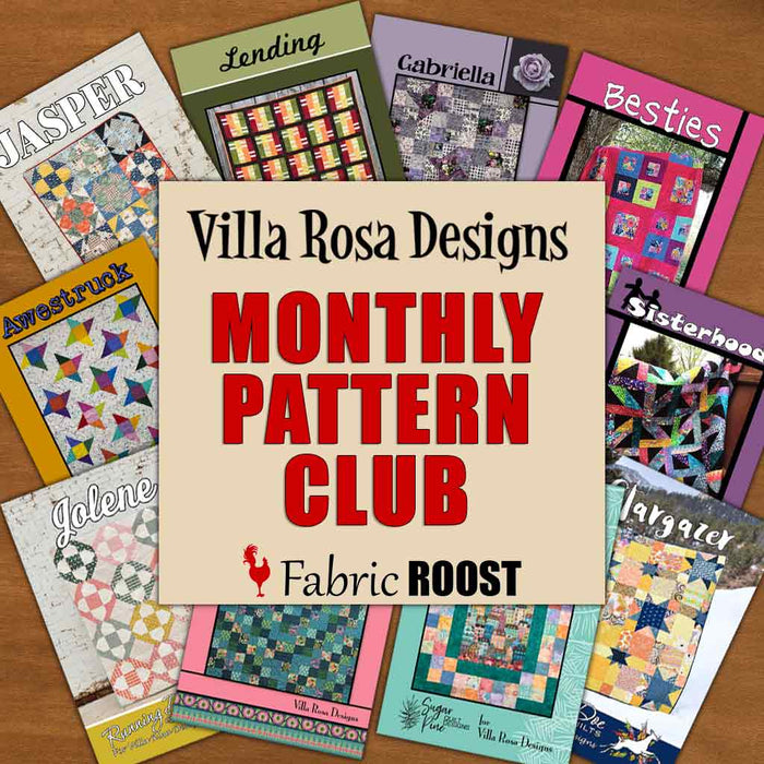 Villar Rosa Pattern Images Villa Rosa Pattern Card Monthly Subscription | Quilt Pattern Club ...