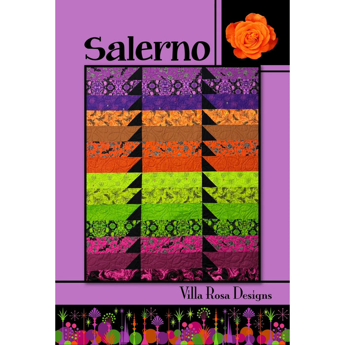 August 2026 Villa Rosa Pattern Set – 5 Easy Quilt Patterns