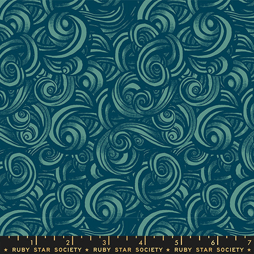 Fireglow | Metallic | Smoke Blenders Swirls | Watercress RS2135 15M