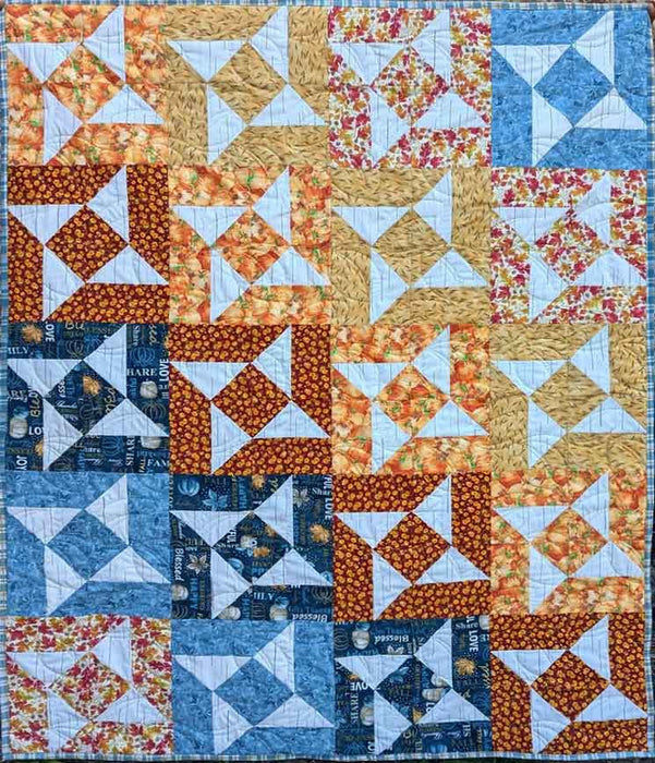 Fall Windmills | Pattern | 48x60