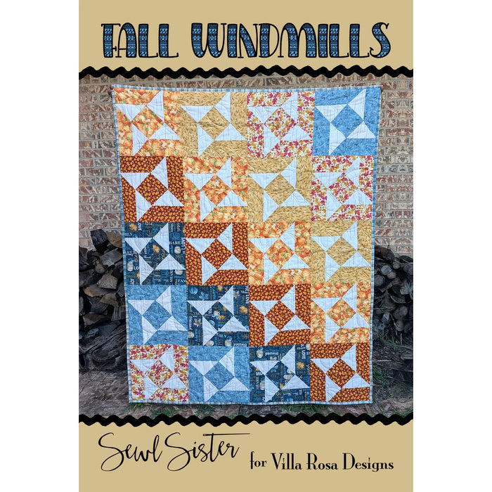Fall Windmills | Pattern | 48x60