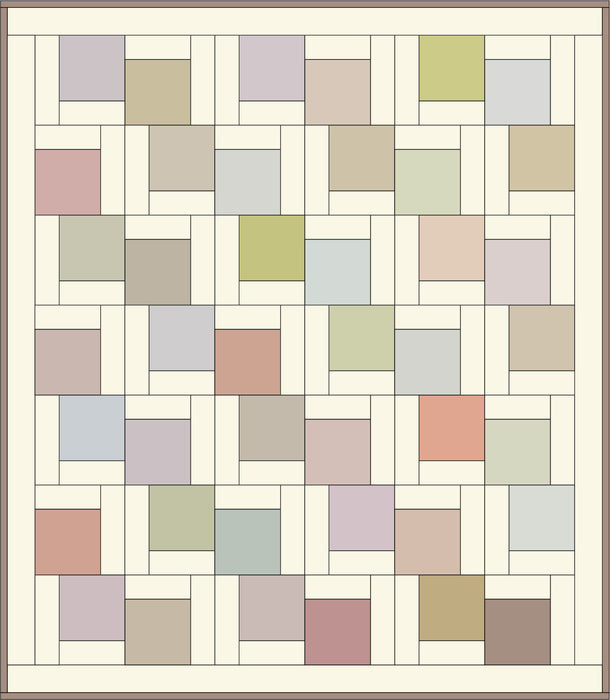 January | Charm Pack Ready Quilt | 40.5x46.5