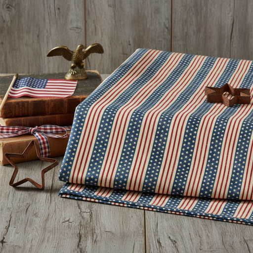 American Heartland Stripe Cream Multi