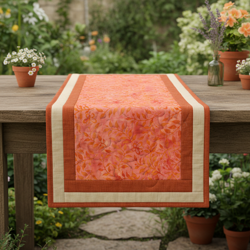 Coral Pink Orange Leaves Project