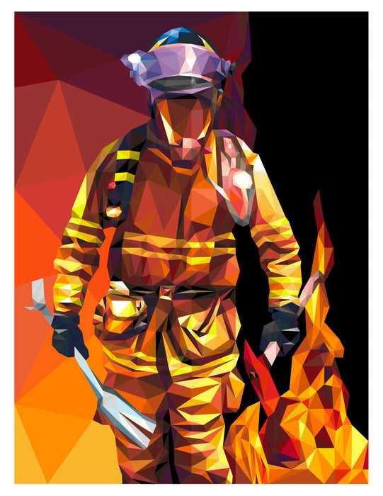 Fierfighting Pattern Firefighter Pattern — Fabric Roost, LLC