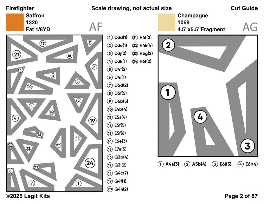 Fierfighting Pattern Firefighter Pattern — Fabric Roost, LLC