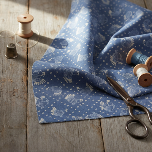 Henhouse Cross Stitch Cobalt