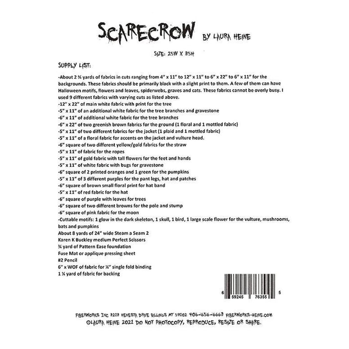 Scarecrow | Pattern | 25x35