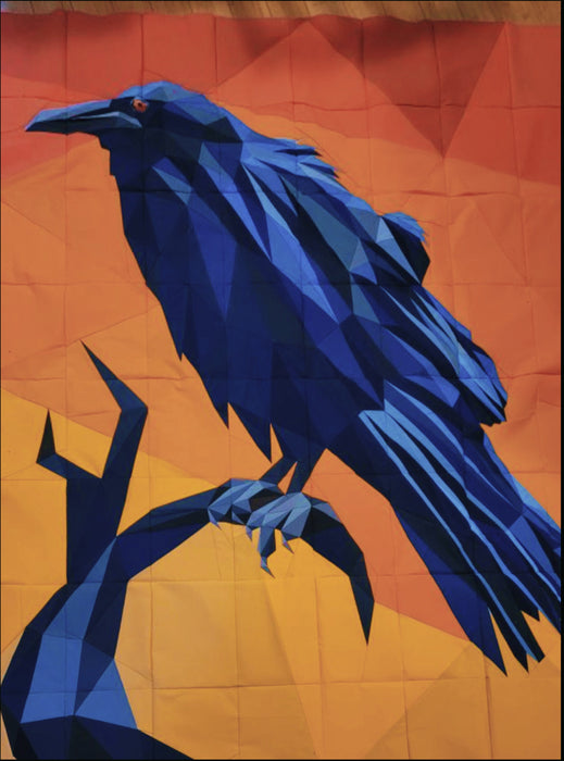 Edgar the Raven Quilt Kit