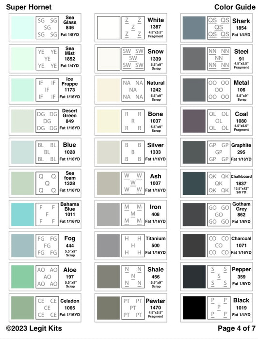 F-18 Hornet Quilt Kit