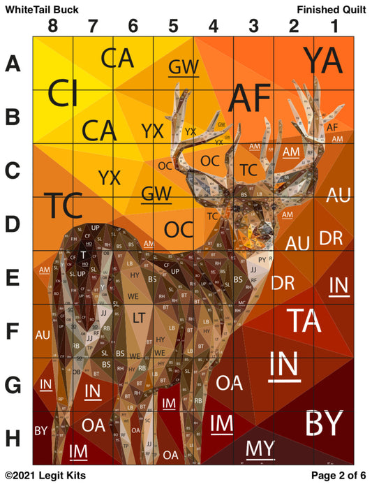 White Tail Buck Pattern