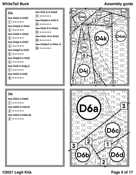White Tail Buck Pattern