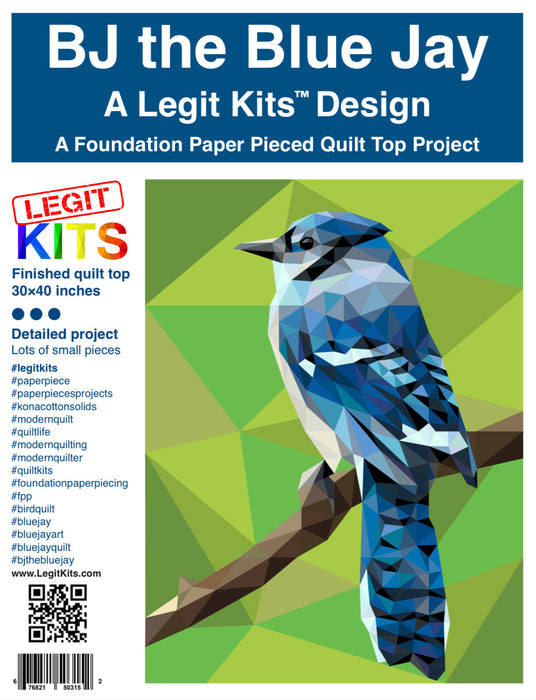 BJ the Blue Jay Pattern