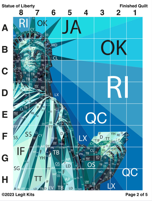 Statue of Liberty Pattern