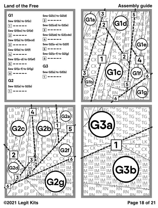 Land of the Free Quilt Kit