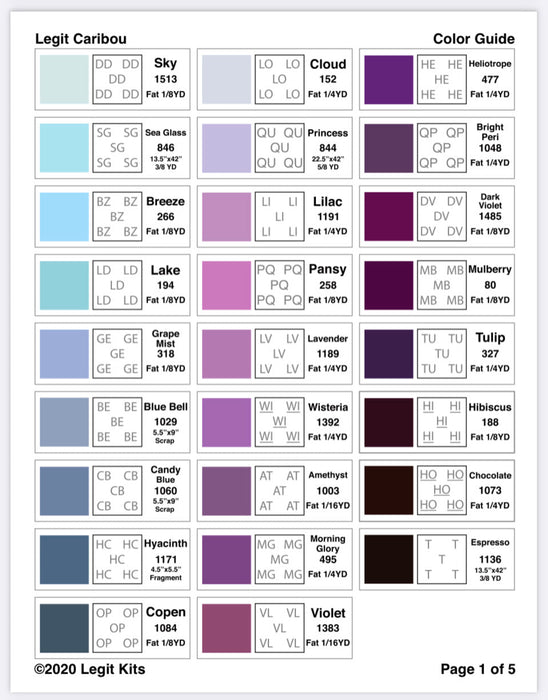 Caribou Quilt Kit