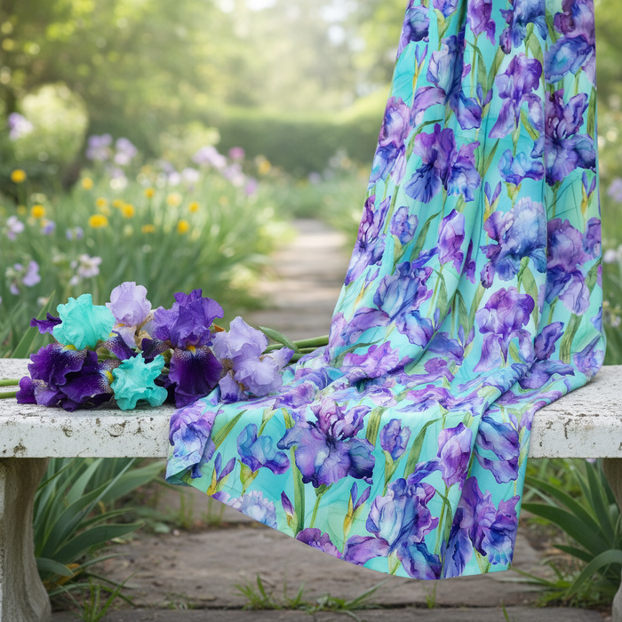 Infatuation Iris Feature Turq Multi with Irises