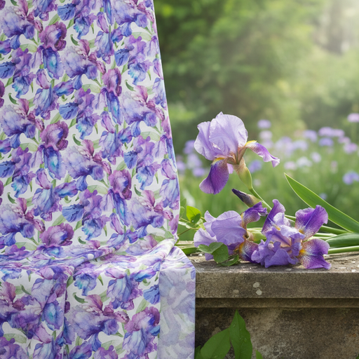 Infatuation Packed Iris White Multi with Irises